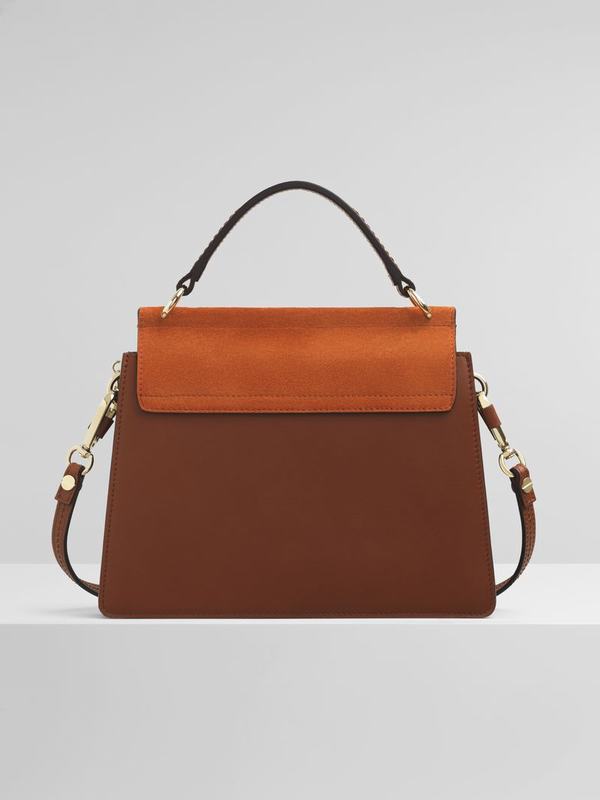 Mini Bolsos Mujer Chloé Faye Amarillo Suede LJUT35642